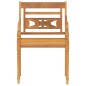 vidaXL Juego de comedor para jardín 5 piezas madera maciza de teca vidaXL Juego de comedor para jardín 5 piezas madera maciza de teca