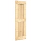 vidaXL Puerta corredera con herrajes madera maciza de pino 70x210 cm vidaXL Puerta corredera con herrajes madera maciza de pino 70x210 cm