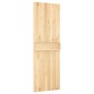 vidaXL Puerta corredera con herrajes madera maciza de pino 70x210 cm vidaXL Puerta corredera con herrajes madera maciza de pino 70x210 cm