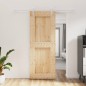 vidaXL Puerta corredera con herrajes madera maciza de pino 80x210 cm vidaXL Puerta corredera con herrajes madera maciza de pino 80x210 cm