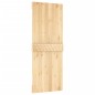 vidaXL Puerta corredera con herrajes madera maciza de pino 80x210 cm vidaXL Puerta corredera con herrajes madera maciza de pino 80x210 cm