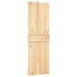 vidaXL Puerta corredera con herrajes madera maciza de pino 70x210 cm vidaXL Puerta corredera con herrajes madera maciza de pino 70x210 cm