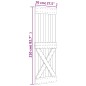 vidaXL Puerta corredera con herrajes madera maciza de pino 70x210 cm vidaXL Puerta corredera con herrajes madera maciza de pino 70x210 cm