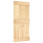 vidaXL Puerta corredera con herrajes madera maciza de pino 95x210 cm vidaXL Puerta corredera con herrajes madera maciza de pino 95x210 cm
