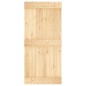 vidaXL Puerta corredera con herrajes madera maciza de pino 95x210 cm vidaXL Puerta corredera con herrajes madera maciza de pino 95x210 cm