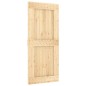 vidaXL Puerta corredera con herrajes madera maciza de pino 90x210 cm vidaXL Puerta corredera con herrajes madera maciza de pino 90x210 cm