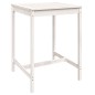 vidaXL Set de mesa y taburetes altos jardín 3 pzas madera pino blanco vidaXL Set de mesa y taburetes altos jardín 3 pzas madera pino blanco