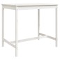 vidaXL Set de mesa y taburetes altos jardín 5 pzas madera pino blanco vidaXL Set de mesa y taburetes altos jardín 5 pzas madera pino blanco