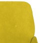 vidaXL Sillón de terciopelo amarillo 62x79x79 cm