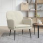 vidaXL Sillón de terciopelo crema 62x79x79 cm vidaXL Sillón de terciopelo crema 62x79x79 cm