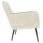 vidaXL Sillón de terciopelo crema 62x79x79 cm vidaXL Sillón de terciopelo crema 62x79x79 cm