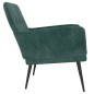 vidaXL Sillón de terciopelo verde oscuro 62x79x79 cm