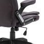 vidaXL Silla de oficina de cuero sintético marrón vidaXL Silla de oficina de cuero sintético marrón