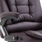 vidaXL Silla de oficina de cuero sintético marrón vidaXL Silla de oficina de cuero sintético marrón