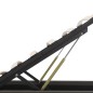vidaXL Cama canapé hidráulica con LED cuero sintético gris 90x200 cm vidaXL Cama canapé hidráulica con LED cuero sintético gris 90x200 cm