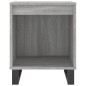 vidaXL Mesita de noche 2 uds madera ingeniería gris Sonoma 40x35x50 cm vidaXL Mesita de noche 2 uds madera ingeniería gris Sonoma 40x35x50 cm