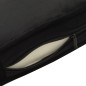 vidaXL Sofá para perros felpa y cuero sintético negra 81x43x31 cm