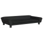 vidaXL Cama para perros de terciopelo negra 100x50x21 cm vidaXL Cama para perros de terciopelo negra 100x50x21 cm