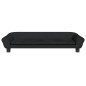 vidaXL Cama para perros de terciopelo negra 100x50x21 cm vidaXL Cama para perros de terciopelo negra 100x50x21 cm