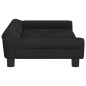 vidaXL Cama para perros de terciopelo negra 100x50x21 cm vidaXL Cama para perros de terciopelo negra 100x50x21 cm