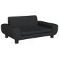 vidaXL Cama para perros de terciopelo negra 70x45x33 cm vidaXL Cama para perros de terciopelo negra 70x45x33 cm