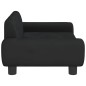 vidaXL Cama para perros de terciopelo negra 70x45x33 cm vidaXL Cama para perros de terciopelo negra 70x45x33 cm