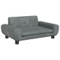 vidaXL Cama para perros de terciopelo gris oscuro 70x45x33 cm vidaXL Cama para perros de terciopelo gris oscuro 70x45x33 cm