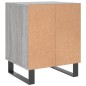 vidaXL Mesita de noche 2 uds madera ingeniería gris Sonoma 40x35x50 cm vidaXL Mesita de noche 2 uds madera ingeniería gris Sonoma 40x35x50 cm