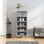 vidaXL Mueble zapatero madera contrachapada gris hormigón 40x36x105 cm vidaXL Mueble zapatero madera contrachapada gris hormigón 40x36x105 cm