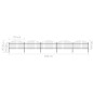 vidaXL Valla de jardín con puntas de lanza acero negro (1-1,25)x8,5 m vidaXL Valla de jardín con puntas de lanza acero negro (1-1,25)x8,5 m