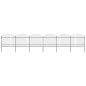 vidaXL Valla de jardín con punta de lanza acero negro (1,5-1,75)x10,2m vidaXL Valla de jardín con punta de lanza acero negro (1,5-1,75)x10,2m