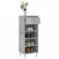 vidaXL Mueble zapatero madera contrachapada gris hormigón 40x36x105 cm vidaXL Mueble zapatero madera contrachapada gris hormigón 40x36x105 cm