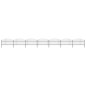 vidaXL Valla de jardín con puntas de lanza acero negro (1-1,25)x11,9 m vidaXL Valla de jardín con puntas de lanza acero negro (1-1,25)x11,9 m