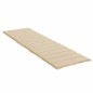 vidaXL Cojín de tumbona de tela Oxford beige 200x60x3 cm vidaXL Cojín de tumbona de tela Oxford beige 200x60x3 cm