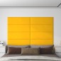 vidaXL Paneles de pared 12 uds terciopelo amarillo 90x30 cm 3,24 m² vidaXL Paneles de pared 12 uds terciopelo amarillo 90x30 cm 3,24 m²