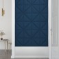 vidaXL Paneles de pared 12 uds terciopelo azul 30x30 cm 0,54 m² vidaXL Paneles de pared 12 uds terciopelo azul 30x30 cm 0,54 m²