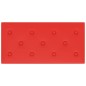 vidaXL Paneles de pared 12 uds cuero PE rojo 60x30 cm 2,16 m²