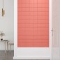 vidaXL Paneles de pared 12 uds terciopelo rosa 60x15 cm 1,08 m² vidaXL Paneles de pared 12 uds terciopelo rosa 60x15 cm 1,08 m²