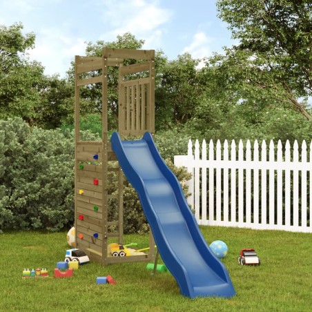 vidaXL Parque infantil de exterior madera de pino impregnada