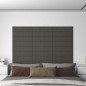 vidaXL Paneles de pared 12 uds terciopelo gris oscuro 60x30 cm 2,16 m² vidaXL Paneles de pared 12 uds terciopelo gris oscuro 60x30 cm 2,16 m²
