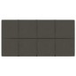 vidaXL Paneles de pared 12 uds terciopelo gris oscuro 60x30 cm 2,16 m² vidaXL Paneles de pared 12 uds terciopelo gris oscuro 60x30 cm 2,16 m²
