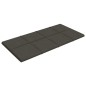 vidaXL Paneles de pared 12 uds terciopelo gris oscuro 60x30 cm 2,16 m² vidaXL Paneles de pared 12 uds terciopelo gris oscuro 60x30 cm 2,16 m²