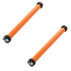 vidaXL Motores tubulares 2 unidades 40 Nm