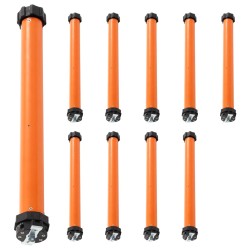 vidaXL Motores tubulares 10 unidades 40 Nm