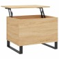 vidaXL Mesa de centro madera contrachapada roble Sonoma 60x44,5x45 cm vidaXL Mesa de centro madera contrachapada roble Sonoma 60x44,5x45 cm