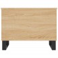 vidaXL Mesa de centro madera contrachapada roble Sonoma 60x44,5x45 cm vidaXL Mesa de centro madera contrachapada roble Sonoma 60x44,5x45 cm