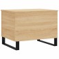 vidaXL Mesa de centro madera contrachapada roble Sonoma 60x44,5x45 cm vidaXL Mesa de centro madera contrachapada roble Sonoma 60x44,5x45 cm