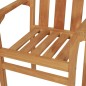 vidaXL Conjunto de comedor de jardín 7 piezas madera maciza de teca vidaXL Conjunto de comedor de jardín 7 piezas madera maciza de teca