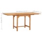 vidaXL Conjunto de comedor de jardín 7 piezas madera maciza de teca vidaXL Conjunto de comedor de jardín 7 piezas madera maciza de teca