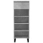 vidaXL Mueble zapatero madera contrachapada gris hormigón 40x36x105 cm vidaXL Mueble zapatero madera contrachapada gris hormigón 40x36x105 cm